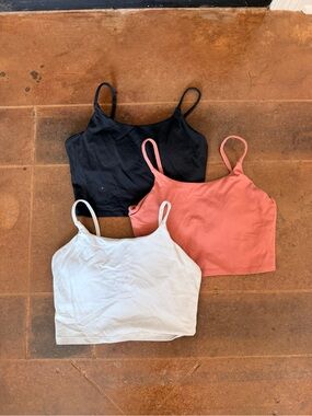 Amazon Women’s Tank Top Set — Black, White, Coral